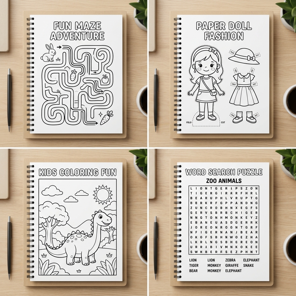 Sample KDP Activity Pages Preview